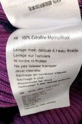 Pull Manoush Violet en Laine