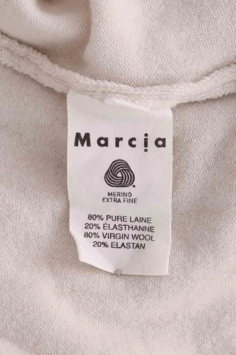 Pull Marcia Beige en Laine