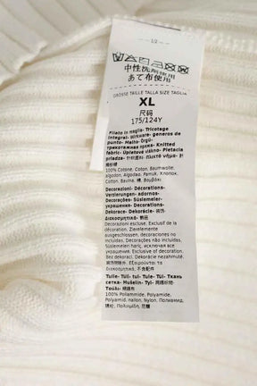 Pull Marina Rinaldi Blanc en Coton