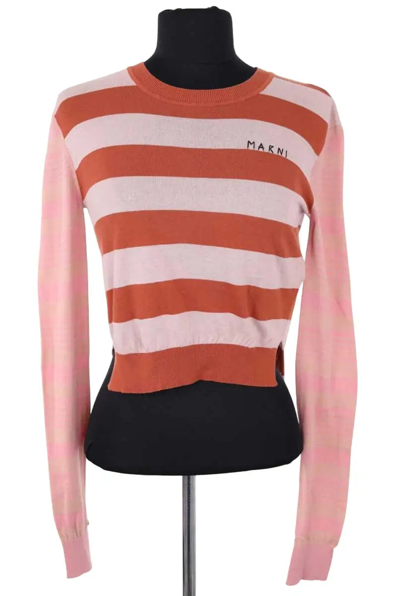 Pull Marni Rose en Coton, taille S - Seconde Main