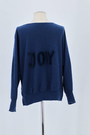 Pull Max & Moi Bleu en Laine