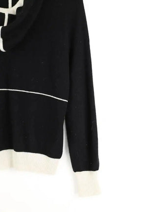 Pull Max & Moi Noir en Cachemire