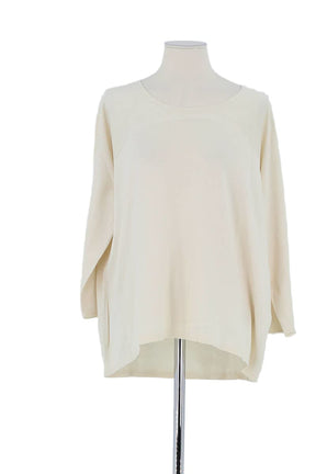 Pull Max Mara Beige en Coton, taille XL - Seconde Main