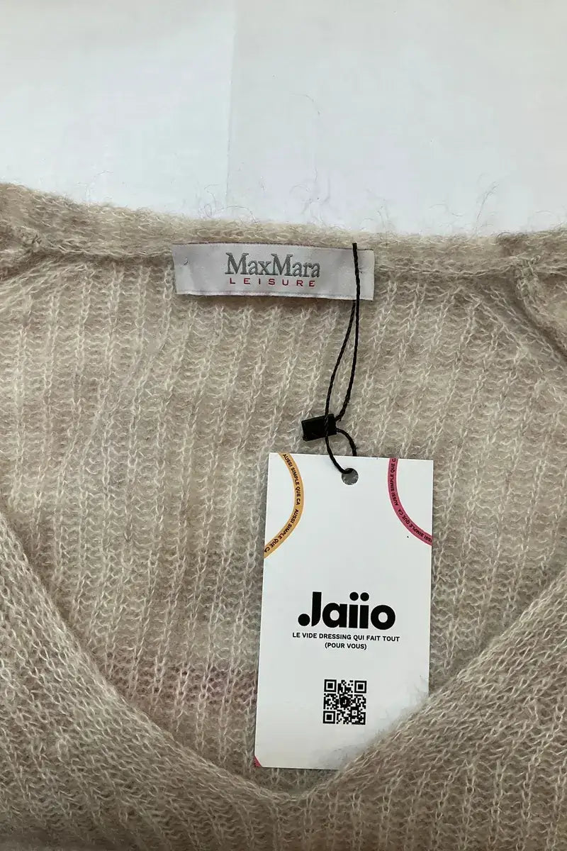 Pull Max Mara Beige en Laine