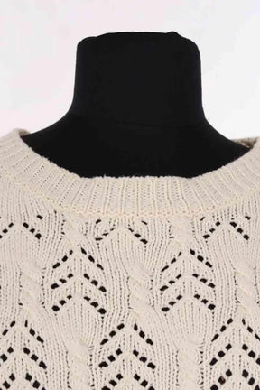 Pull Max Mara Ecru en Laine