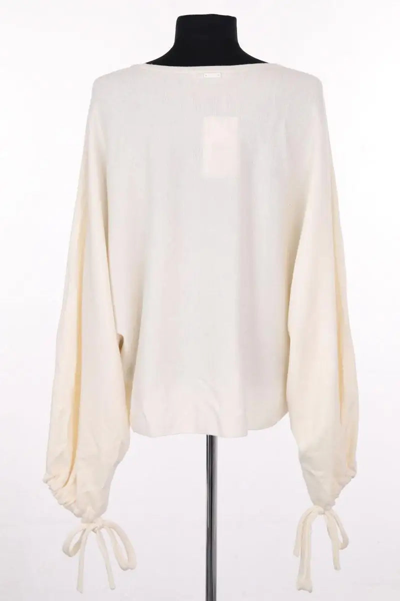 Pull Max Mara Ecru en Synthétique