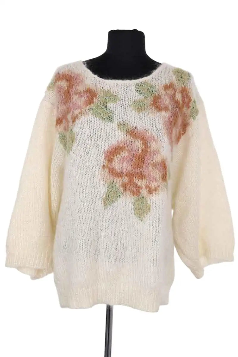 Pull Mes Demoiselles Beige en Synthétique, taille S - Seconde Main