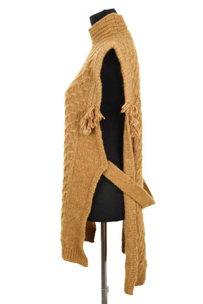 Pull Mes Demoiselles Kilim Camel en Laine