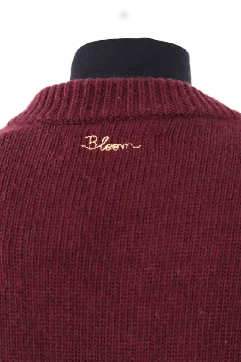 Pull Mister K Bordeaux en Laine