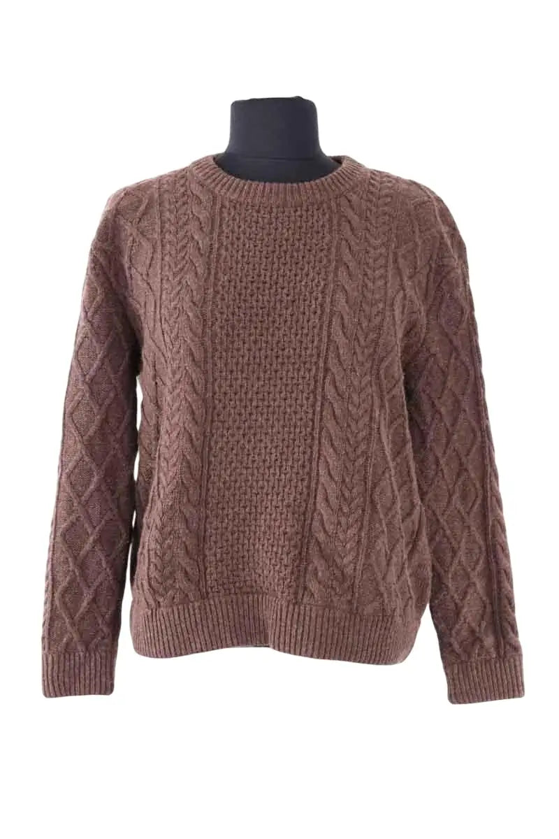 Pull Mister K Marron en Laine, taille XS - Seconde Main