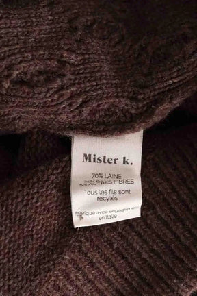 Pull Mister K Marron en Laine