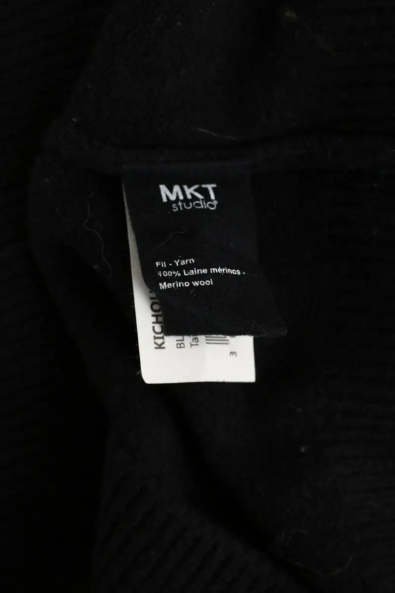 Pull Mkt Studio Noir en Laine