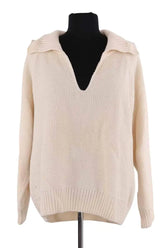 Pull Molli Ecru en Laine, taille M - Seconde Main