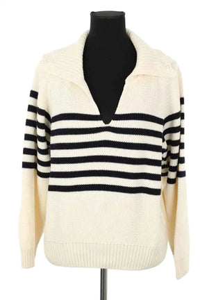 Pull Molli Ecru en Laine, taille S - Seconde Main