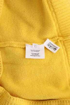 Pull Molli Jaune en Laine