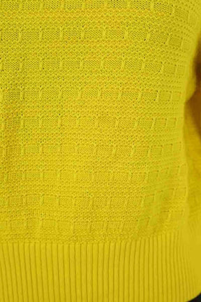 Pull Molli Jaune en Laine