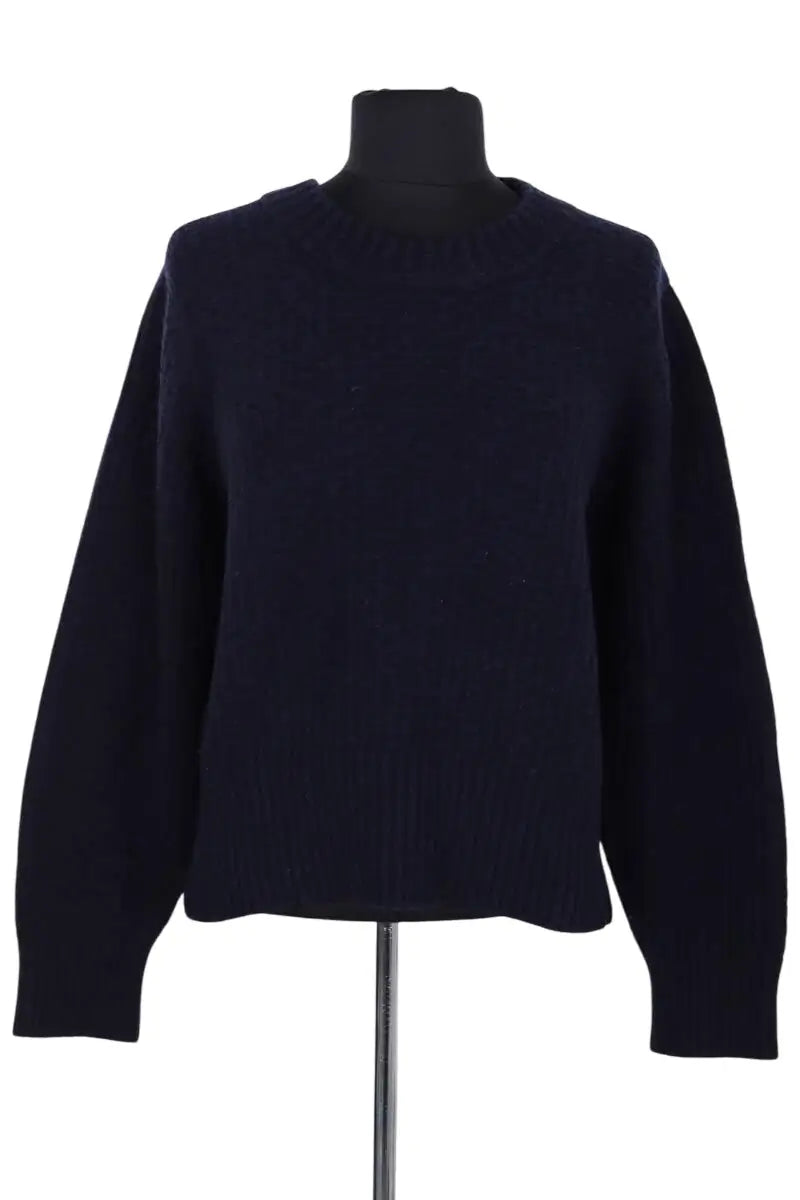 Pull Molli Marine en Laine, taille L - Seconde Main