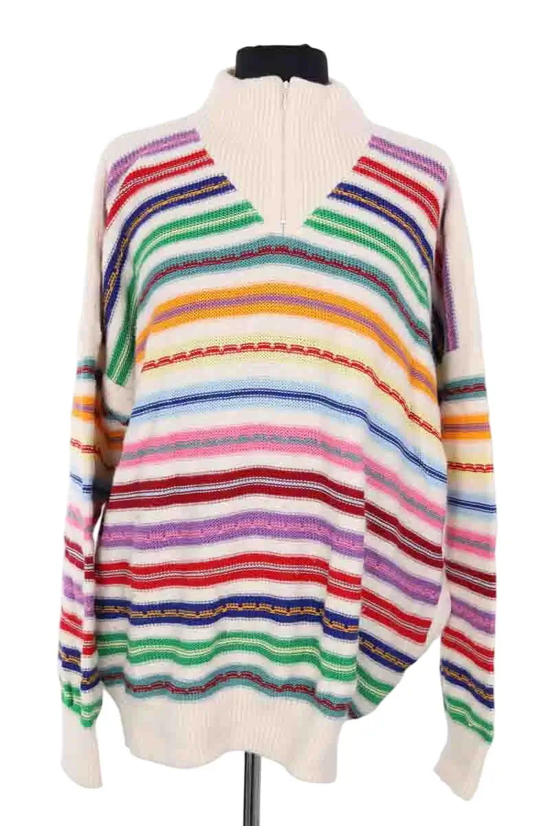 Pull Molli Multicolore en Laine, taille L - Seconde Main