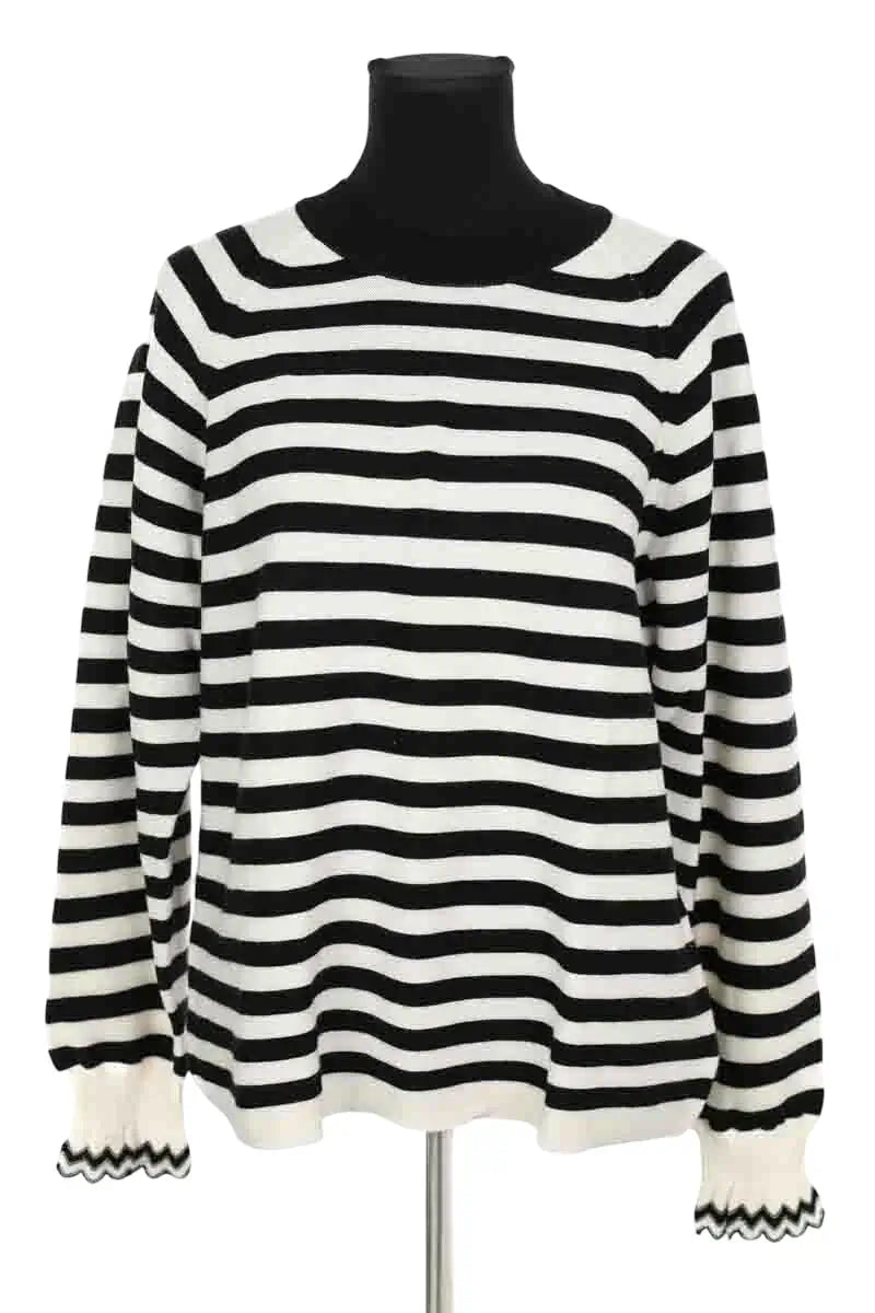 Pull Molli Noir en Laine, taille L - Seconde Main