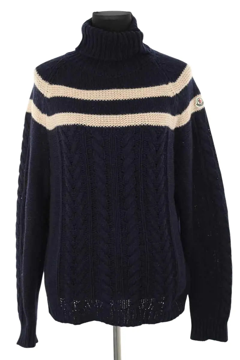 Pull Moncler Marine en Laine, taille M - Seconde Main