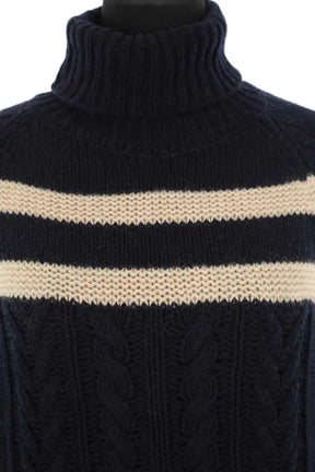 Pull Moncler Marine en Laine