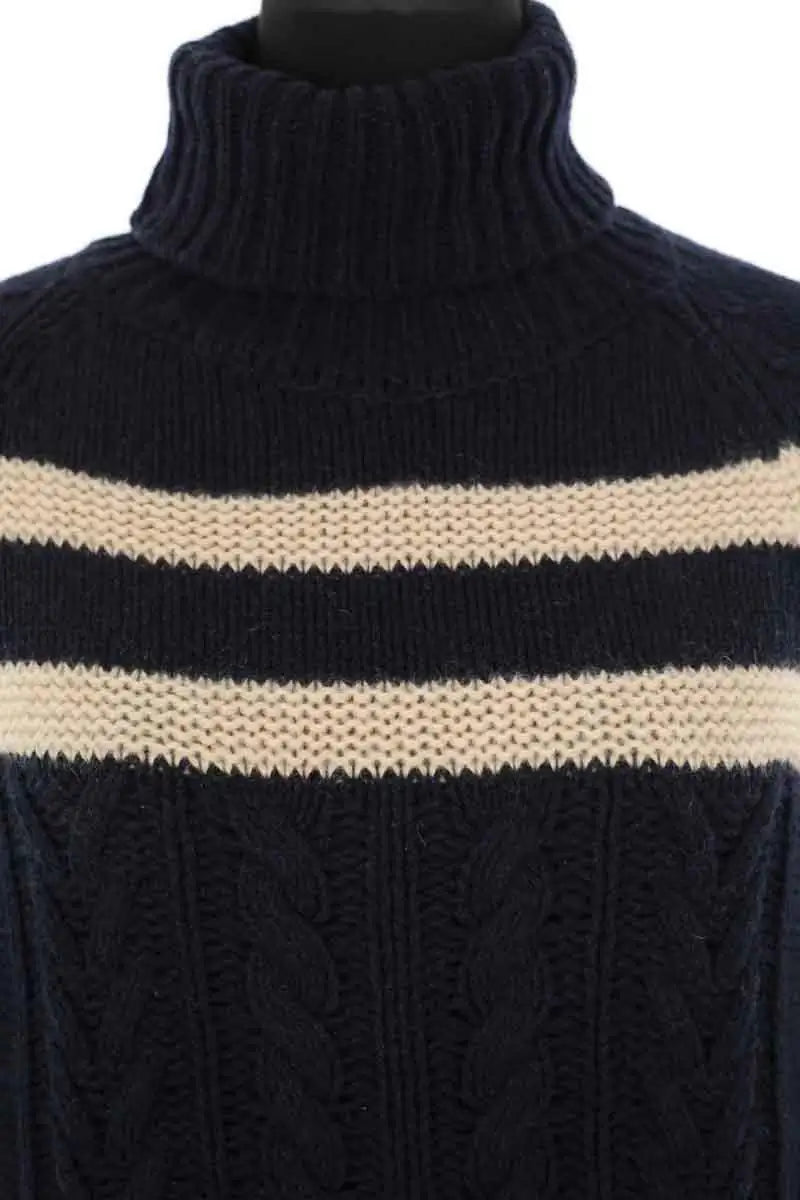 Pull Moncler Marine en Laine