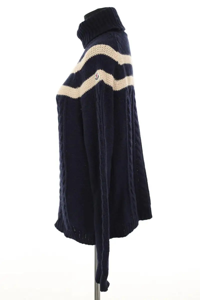 Pull Moncler Marine en Laine