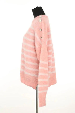 Pull Navy Paris Cleo Rose en Laine