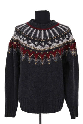 Pull Notshy Gris en Laine, taille S - Seconde Main
