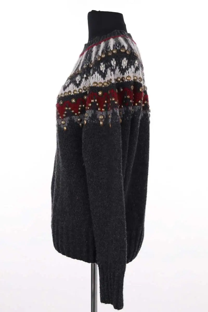Pull Notshy Gris en Laine