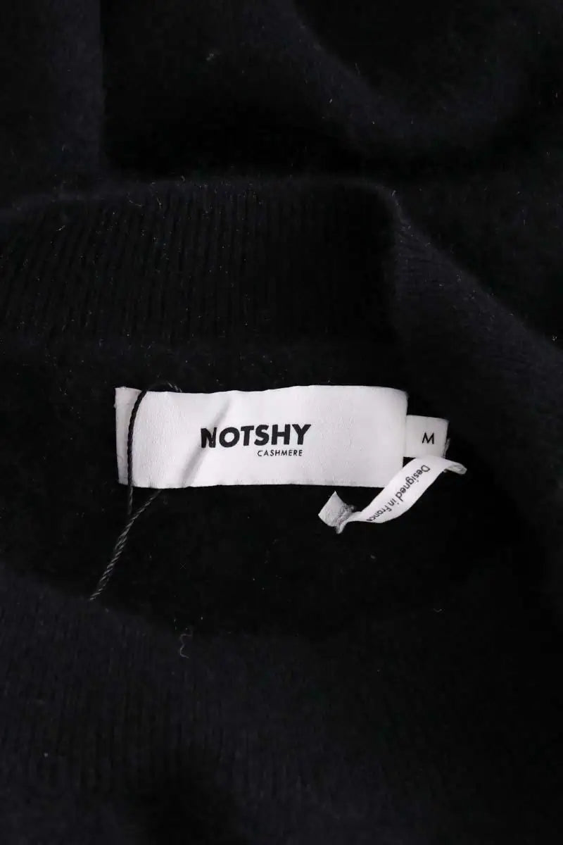 Pull Notshy Noir en Cachemire