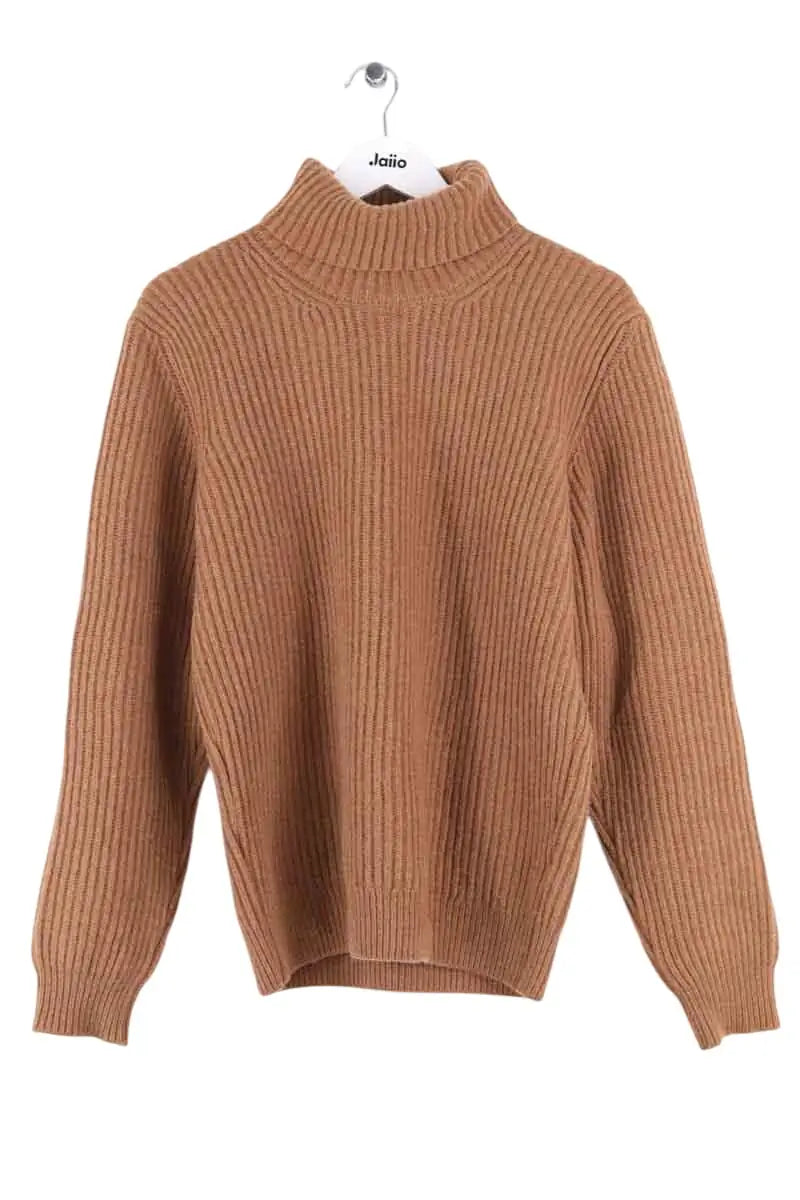 Pull Octobre Camel en Laine, taille L - Seconde Main