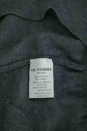 Pull Octobre Gris en Laine