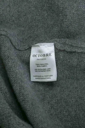 Pull Octobre Gris en Laine