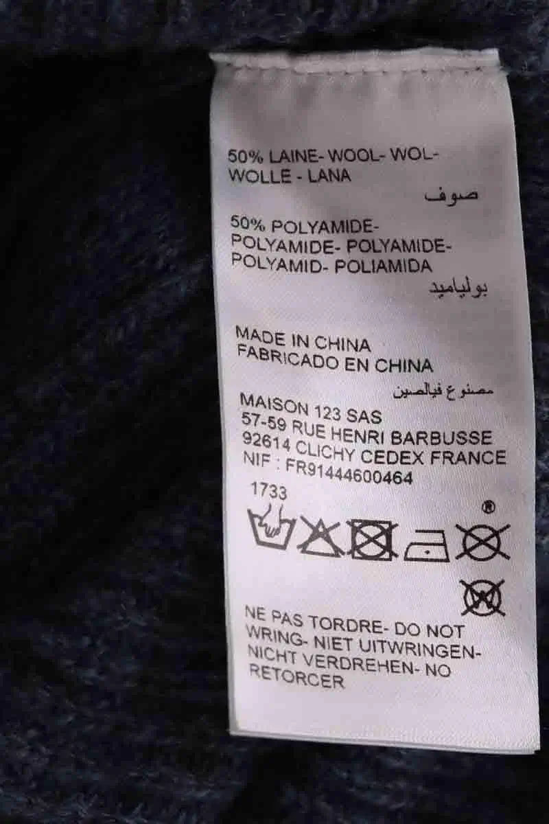 Pull Other Brand Bleu en Laine