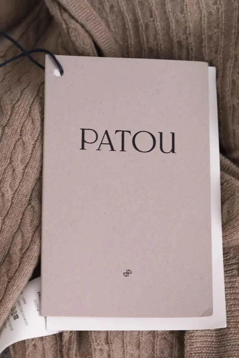 Pull Patou Beige en Laine