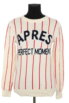 Pull Perfect Moment Blanc en Laine, taille L - Seconde Main
