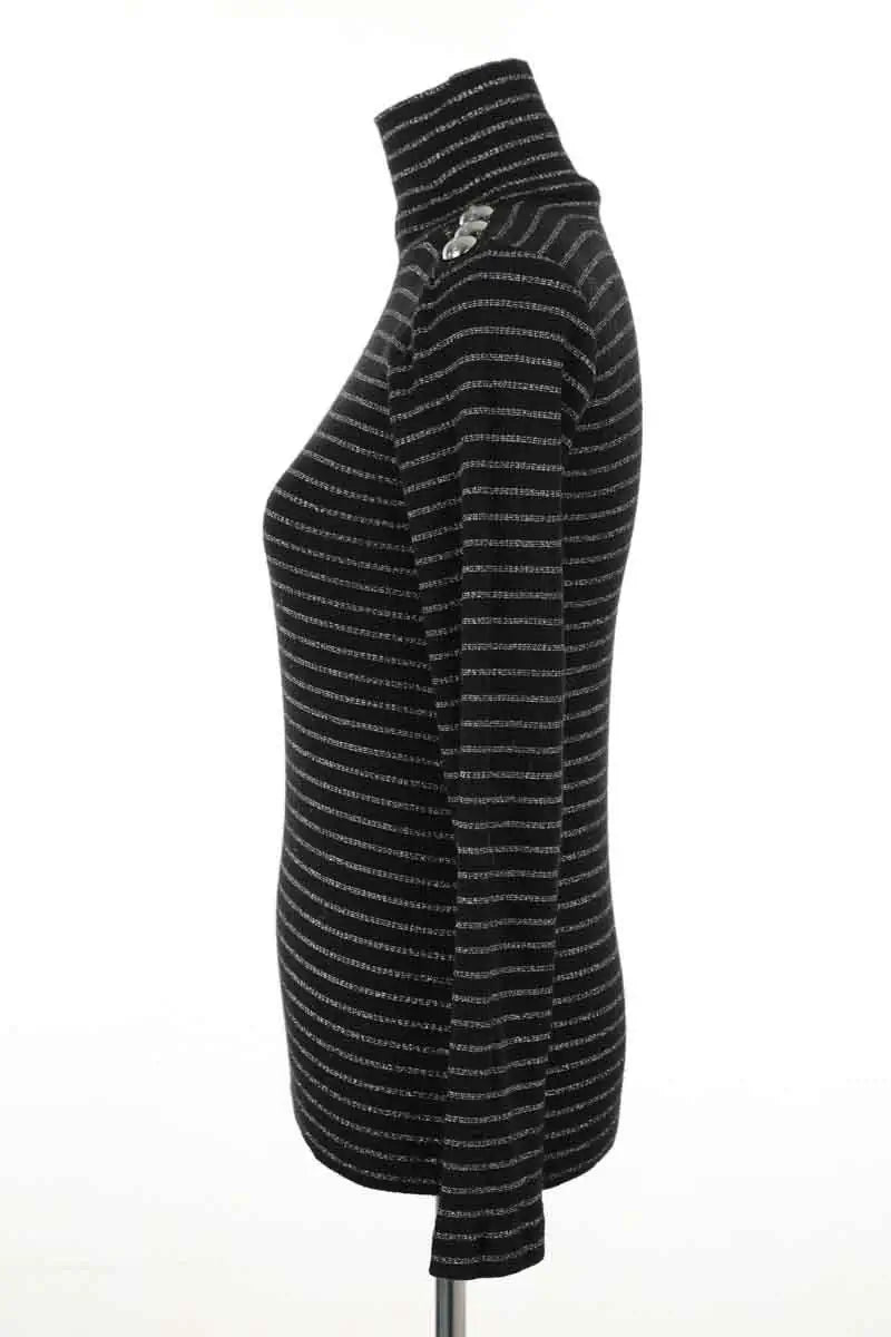 Pull Pinko Noir en Coton