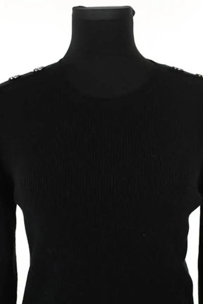 Pull Pinko Noir en Coton