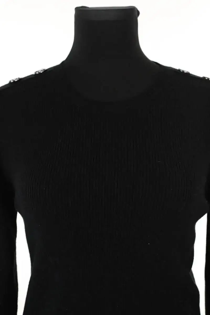 Pull Pinko Noir en Coton