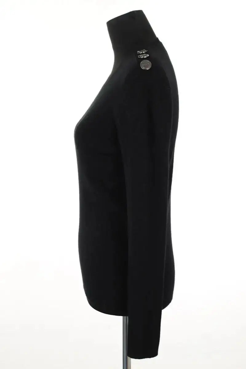 Pull Pinko Noir en Coton