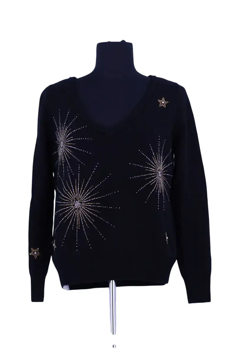 Pull Pinko Noir en Laine, taille XS - Seconde Main