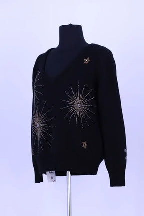 Pull Pinko Noir en Laine