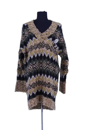 Pull Pinko Vert en Laine, taille S - Seconde Main