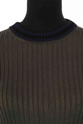 Pull Prada Kaki en Synthétique