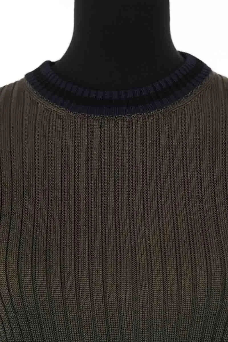 Pull Prada Kaki en Synthétique