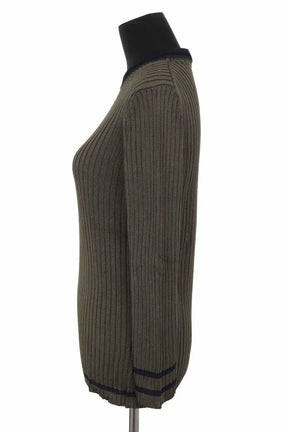 Pull Prada Kaki en Synthétique