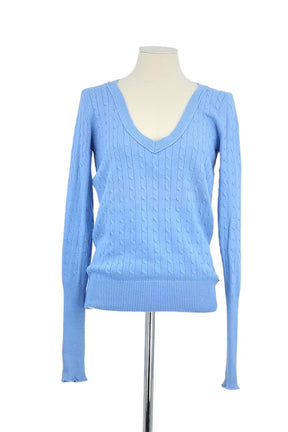 Pull Ralph Lauren Bleu en Coton, taille S - Seconde Main