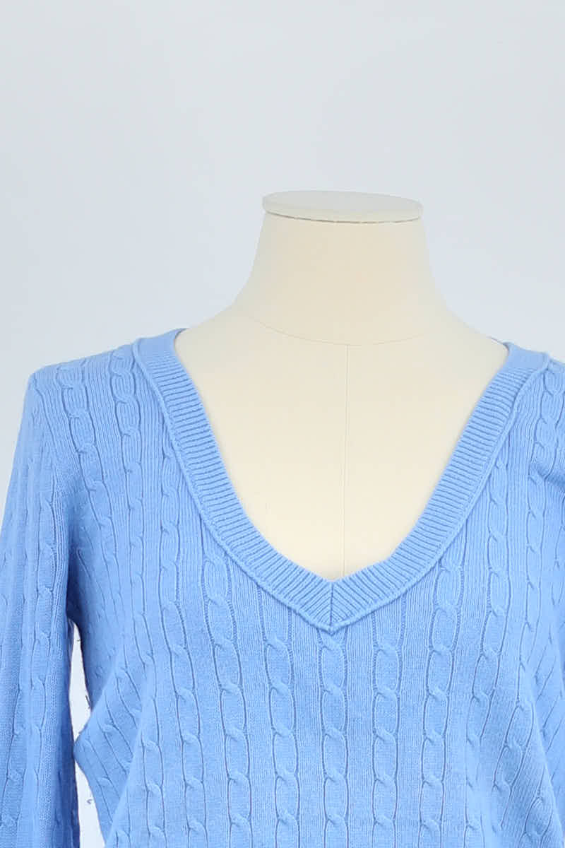 Pull Ralph Lauren Bleu en Coton