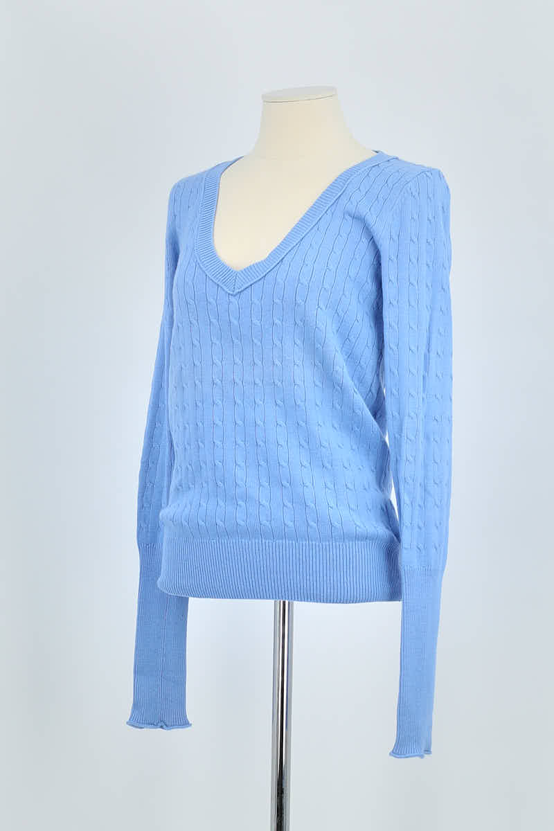 Pull Ralph Lauren Bleu en Coton
